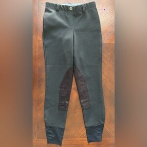 RIBB LOWRISE PULL ON LADIES  Black Ribbed Pants size 24